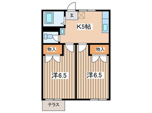 辻堂ハイムの物件間取画像